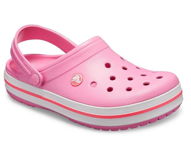 CROCS Сабо Крокбэнд Пинк Лемонэйд/Вайт 11016-62P