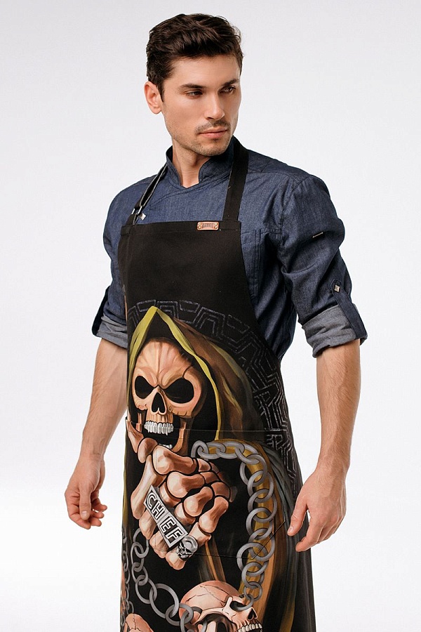 BANDIT фартук BFP19008 Череп с перстнем фото 2