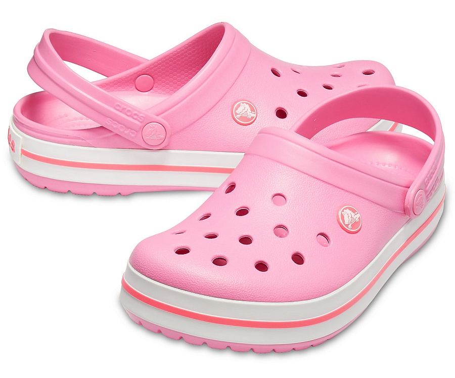 CROCS Сабо Крокбэнд Пинк Лемонэйд/Вайт 11016-62P фото 3