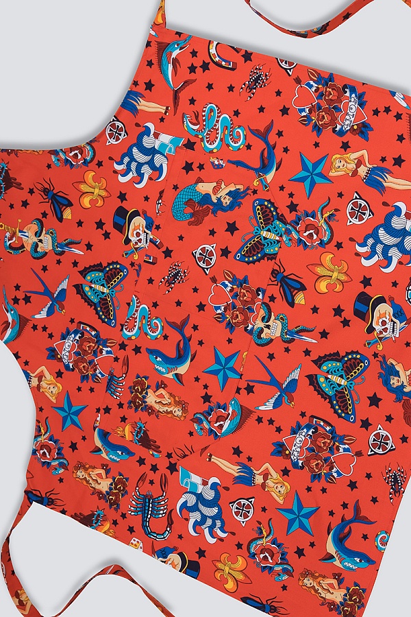 BANDIT фартук BFP21010 Скорпион красный фото 2