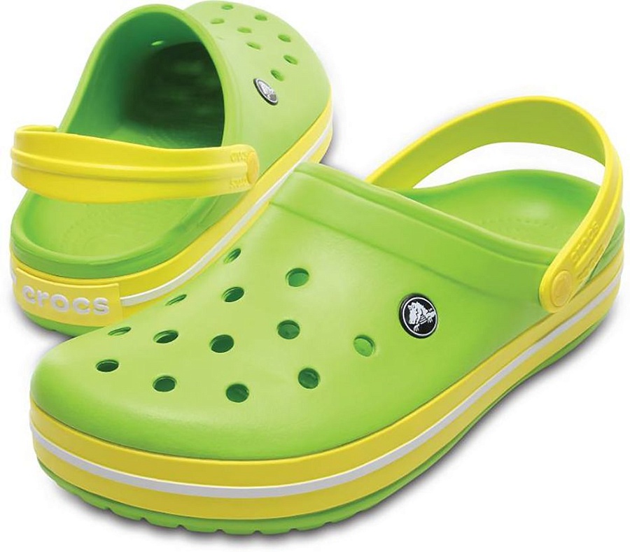 CROCS Сабо Крокбэнд Вольт Грин/Лемон 11016-3Q5
