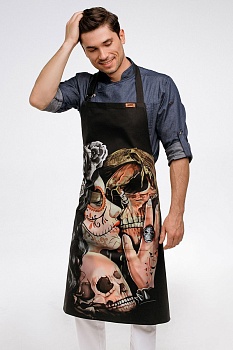 BANDIT фартук BFP19007 Девушка с черепом