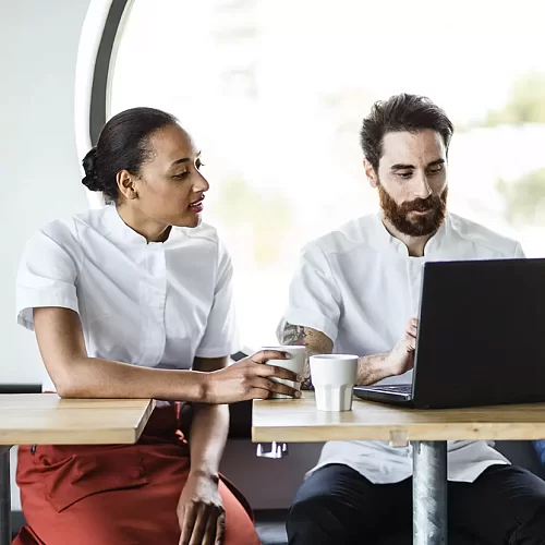 Соответствие размеров поварской одежды Segers