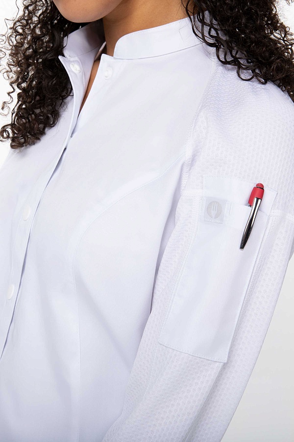 Chef Works китель жен. CBS01W фото 5