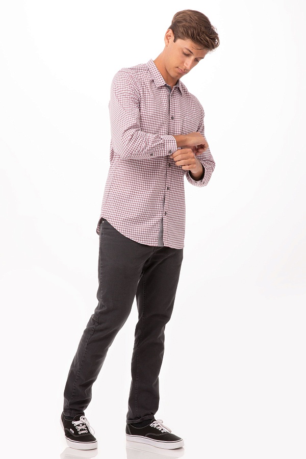 Chef Works рубашка муж. SHC05 фото 3